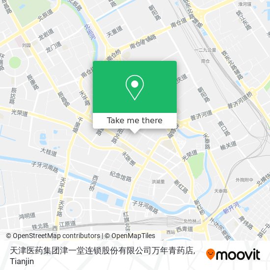 天津医药集团津一堂连锁股份有限公司万年青药店 map