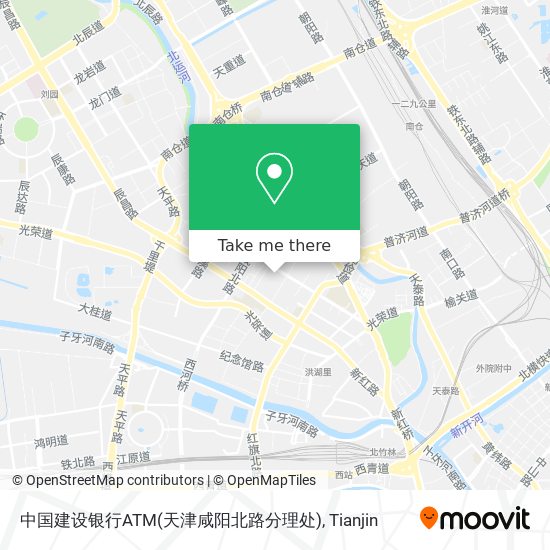 中国建设银行ATM(天津咸阳北路分理处) map