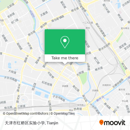 天津市红桥区实验小学 map