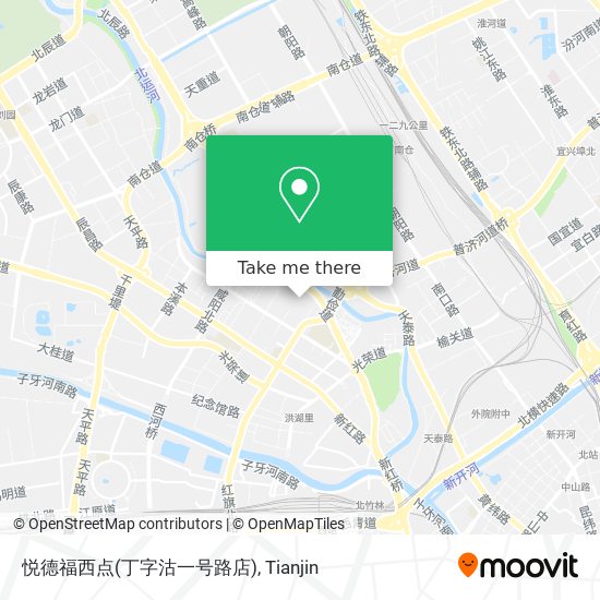悦德福西点(丁字沽一号路店) map