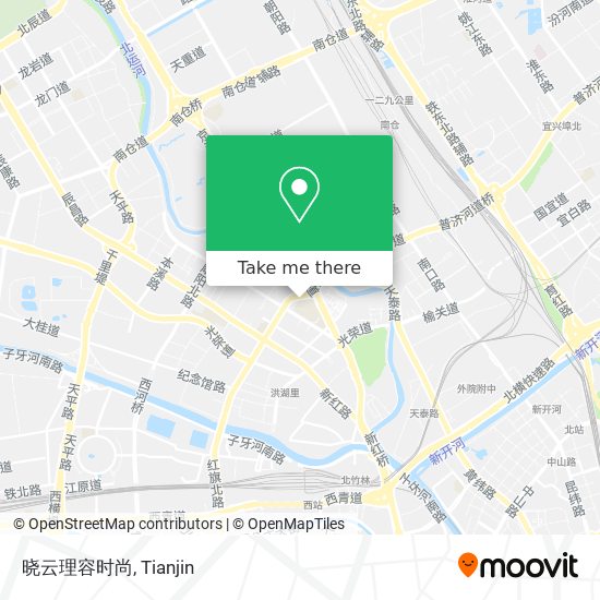 晓云理容时尚 map