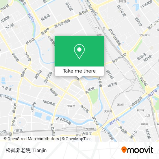 松鹤养老院 map