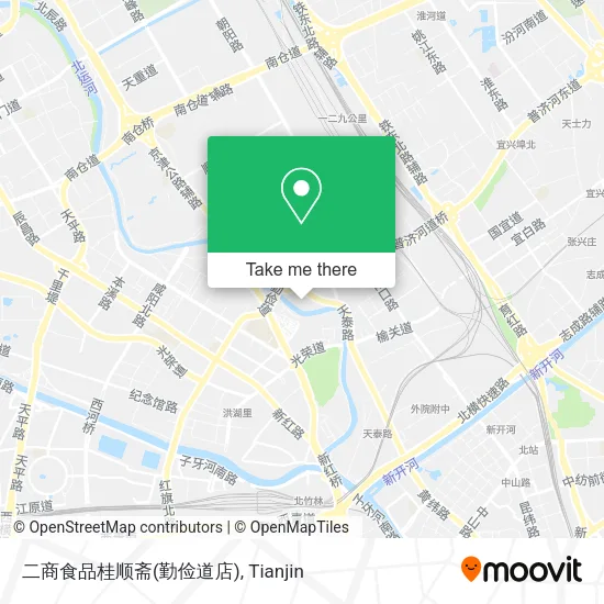 二商食品桂顺斋(勤俭道店) map