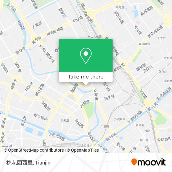 桃花园西里 map