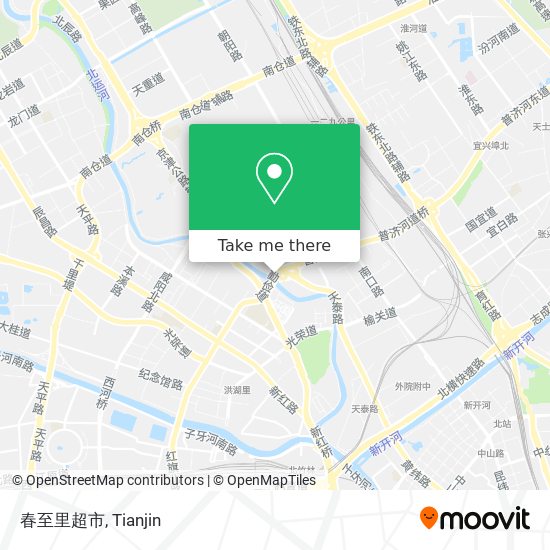 春至里超市 map