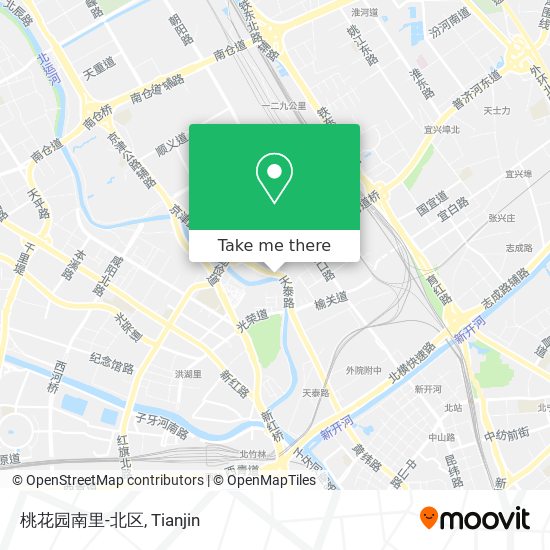 桃花园南里-北区 map