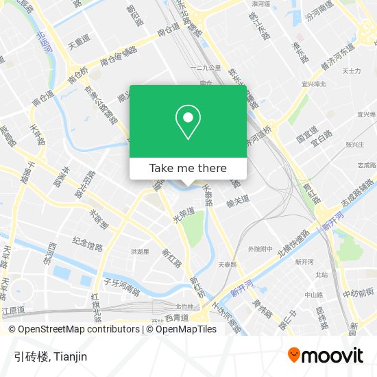 引砖楼 map