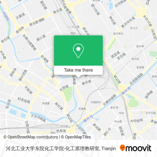 河北工业大学东院化工学院-化工原理教研室 map