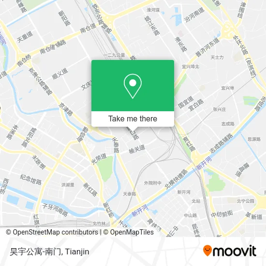 昊宇公寓-南门 map