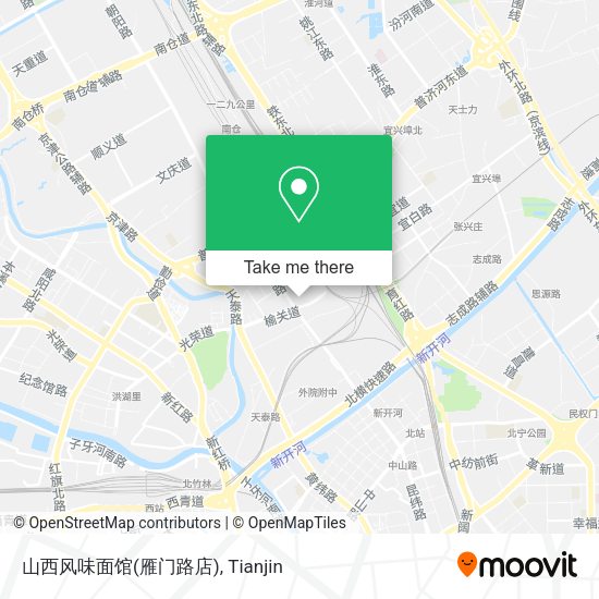 山西风味面馆(雁门路店) map