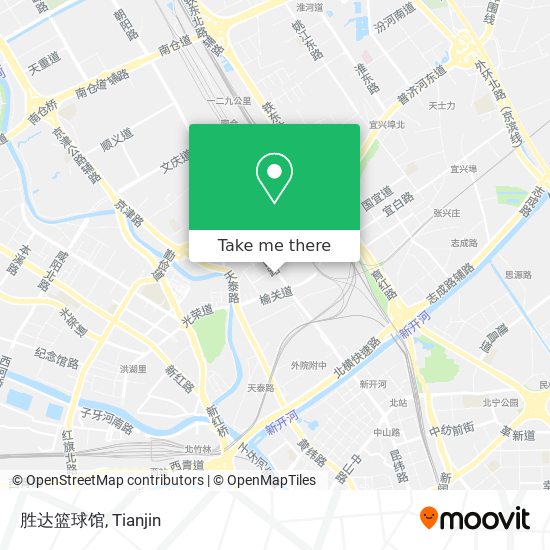 胜达篮球馆 map