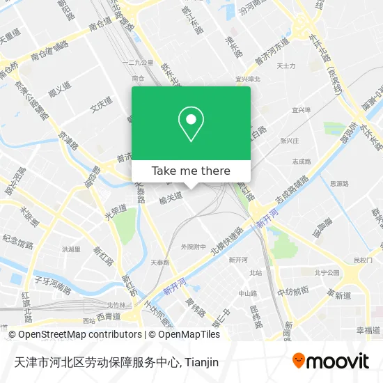 天津市河北区劳动保障服务中心 map