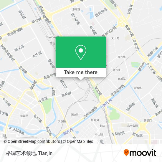 格调艺术领地 map