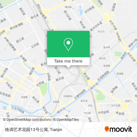 格调艺术花园13号公寓 map