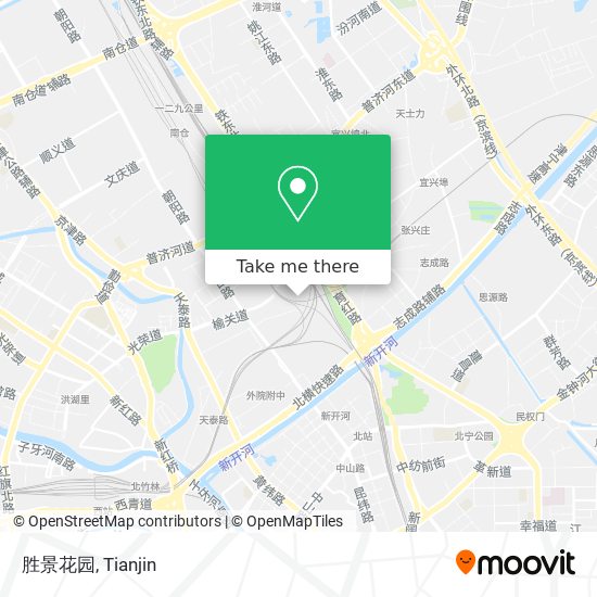 胜景花园 map