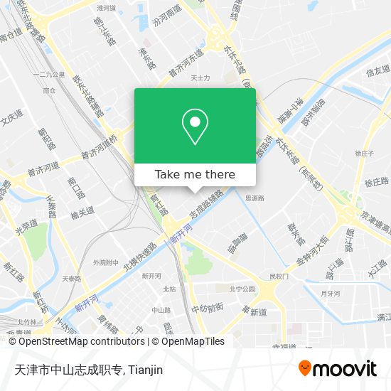 天津市中山志成职专 map