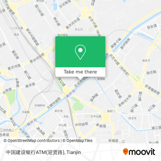 中国建设银行ATM(迎贤路) map
