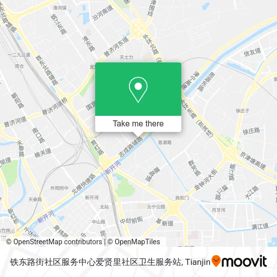 铁东路街社区服务中心爱贤里社区卫生服务站 map