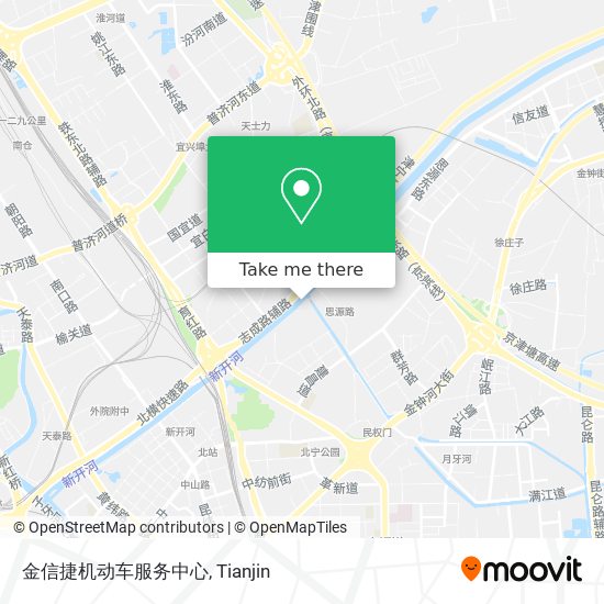 金信捷机动车服务中心 map