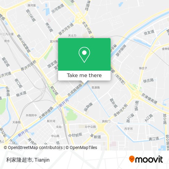 利家隆超市 map