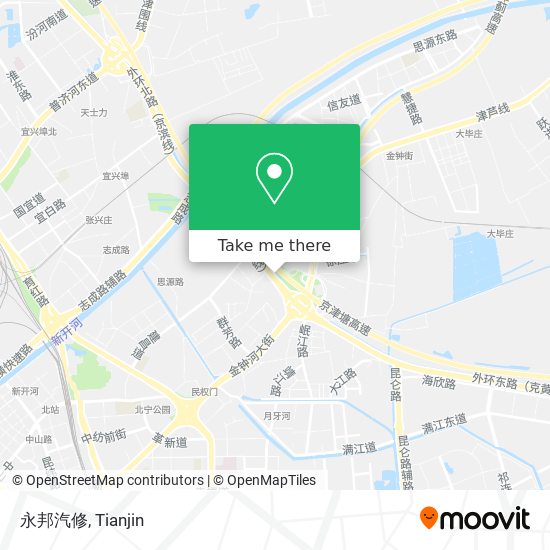 永邦汽修 map