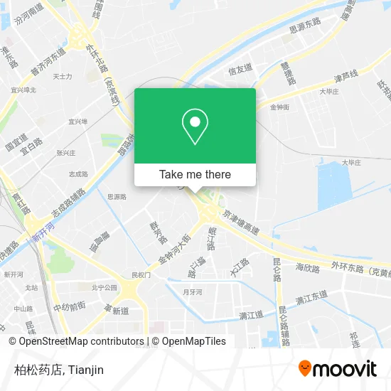 柏松药店 map