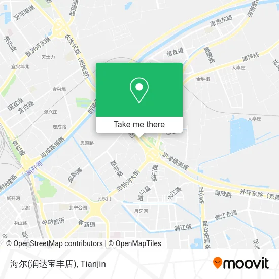 海尔(润达宝丰店) map