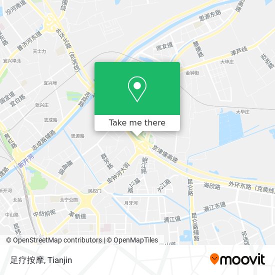 足疗按摩 map