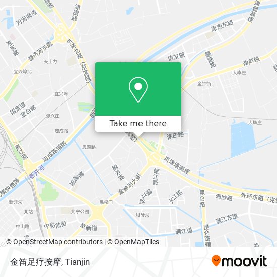 金笛足疗按摩 map