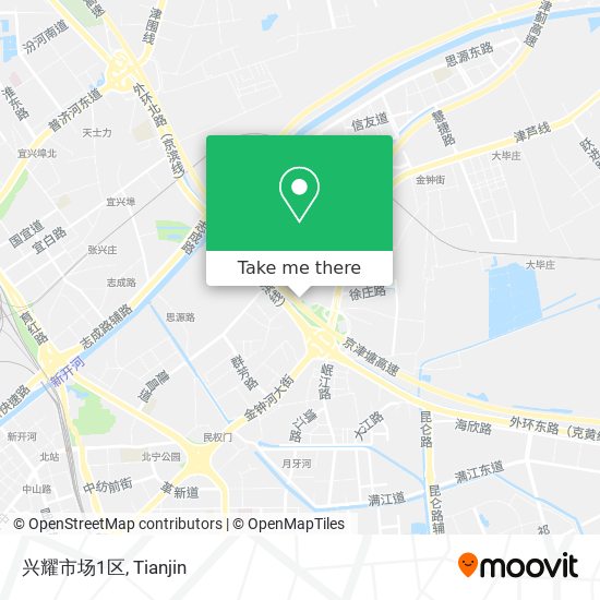 兴耀市场1区 map