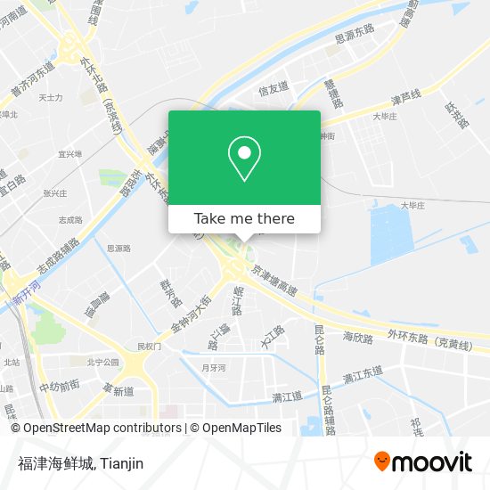 福津海鲜城 map