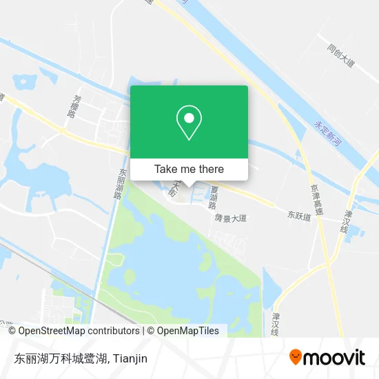 东丽湖万科城鹭湖 map