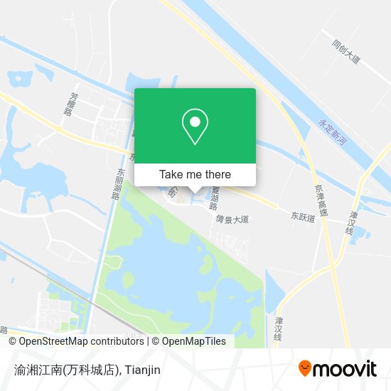 渝湘江南(万科城店) map