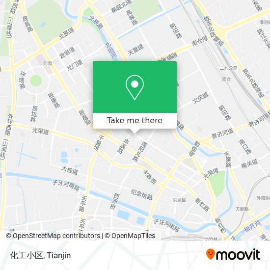 化工小区 map