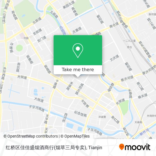 红桥区佳佳盛烟酒商行(烟草三局专卖) map