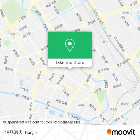 涌晶酒店 map
