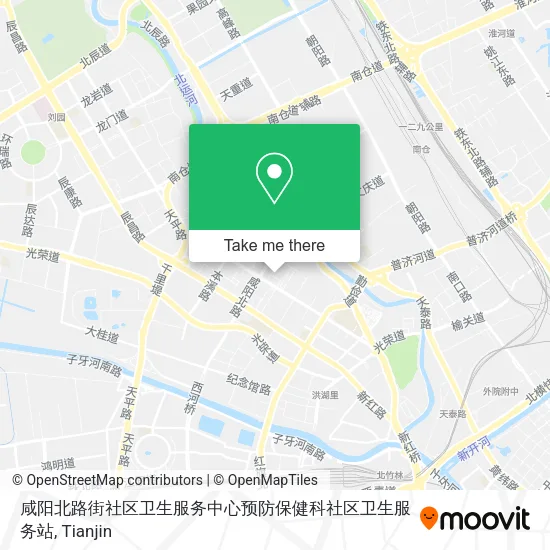 咸阳北路街社区卫生服务中心预防保健科社区卫生服务站 map