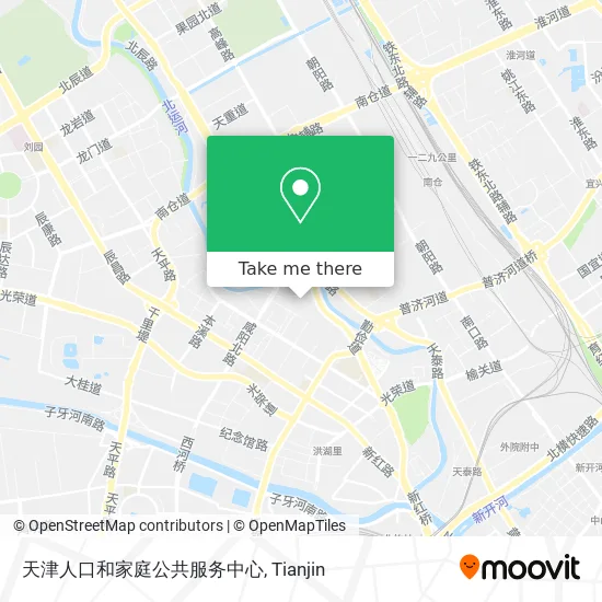 天津人口和家庭公共服务中心 map