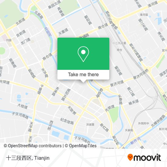 十三段西区 map