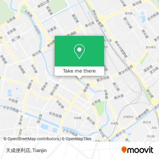 天成便利店 map