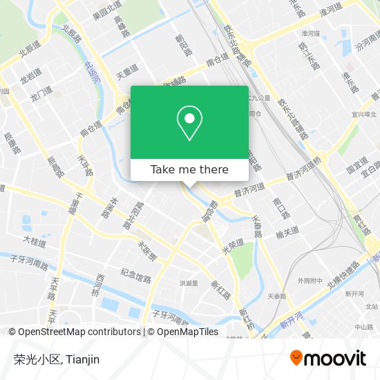 荣光小区 map