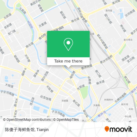 陈傻子海鲜鱼馆 map
