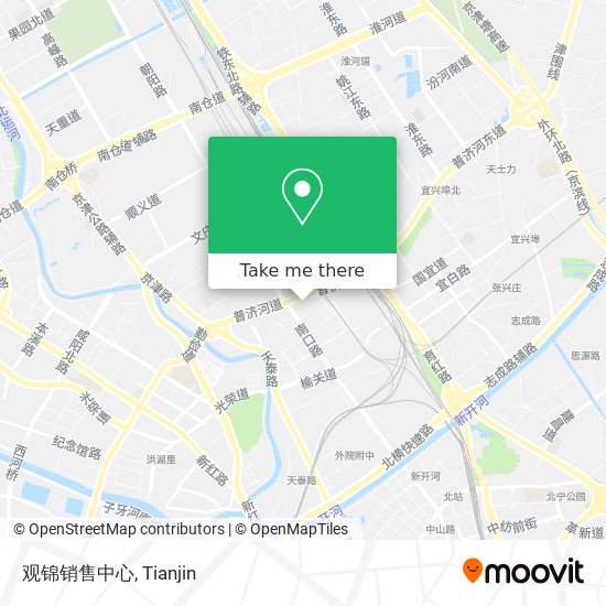 观锦销售中心 map