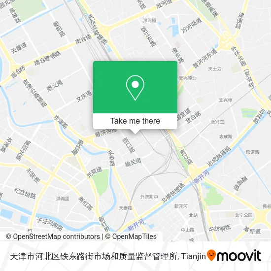 天津市河北区铁东路街市场和质量监督管理所 map