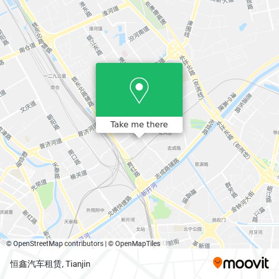 恒鑫汽车租赁 map