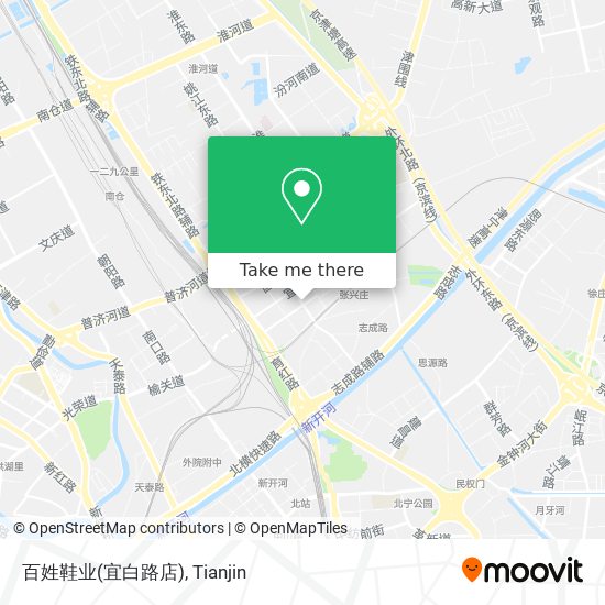 百姓鞋业(宜白路店) map