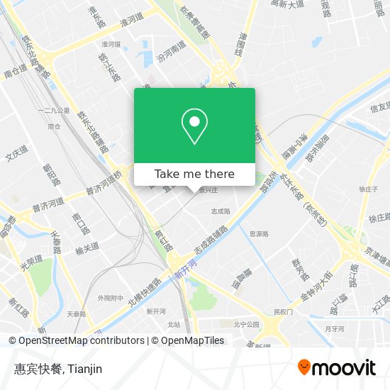 惠宾快餐 map