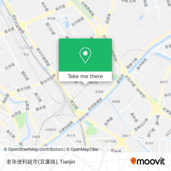 老张便利超市(宜廉路) map