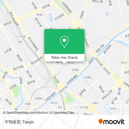 宇翔造型 map