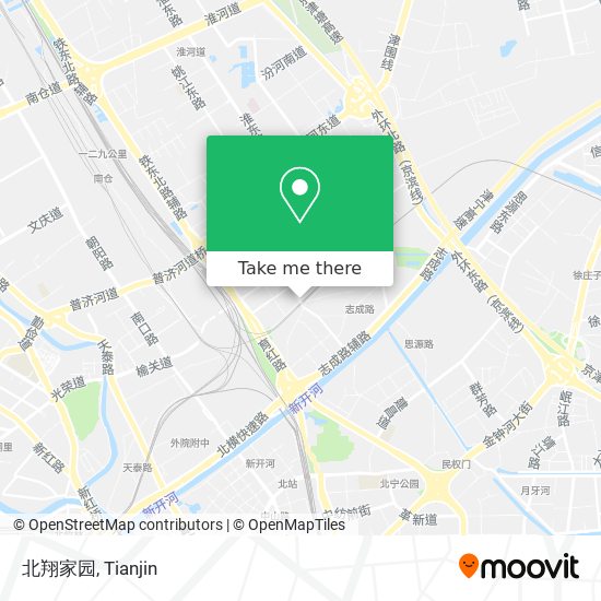 北翔家园 map